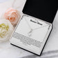 To My Bonus Mom | Thank You For Loving Me As Your Own | Jewelry Necklace