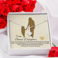 To My Bonus Daughter | Life Has Given Me The Gift Of You | Jewelry Necklace