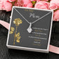 To My Mom | I Love You | Jewelry Necklace