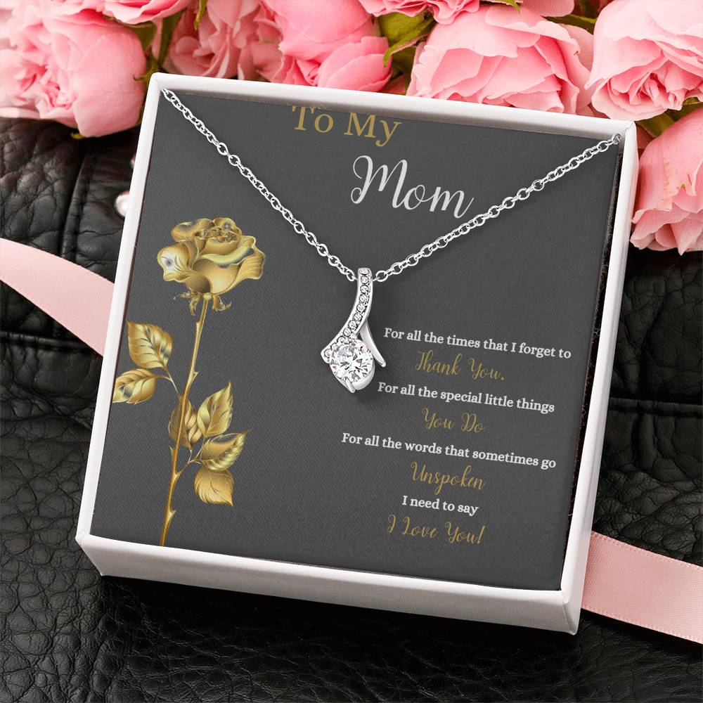 To My Mom | I Love You | Jewelry Necklace