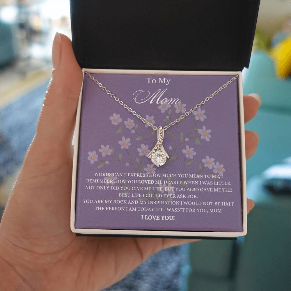 To My Mom | I Love You | Jewelry Necklace