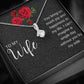To My Wife | I Can't Imagine A Single Day Without You | Pendant Necklace