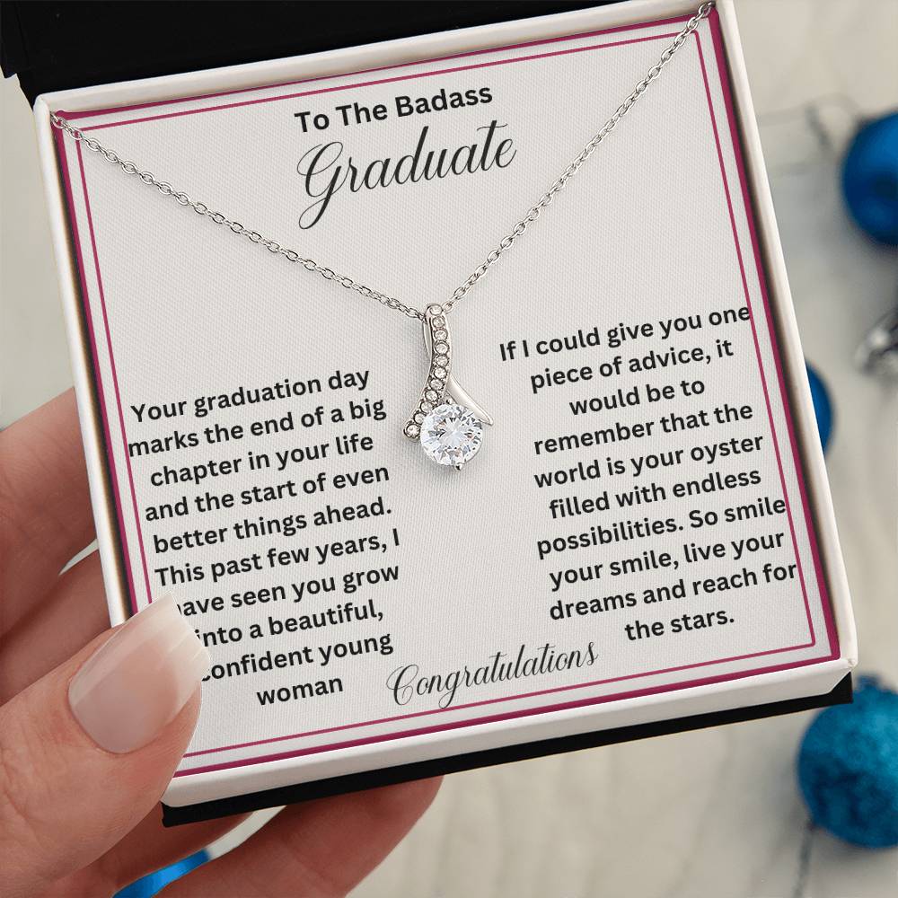 To The Badass Graduate | Jewelry Pendant Necklace