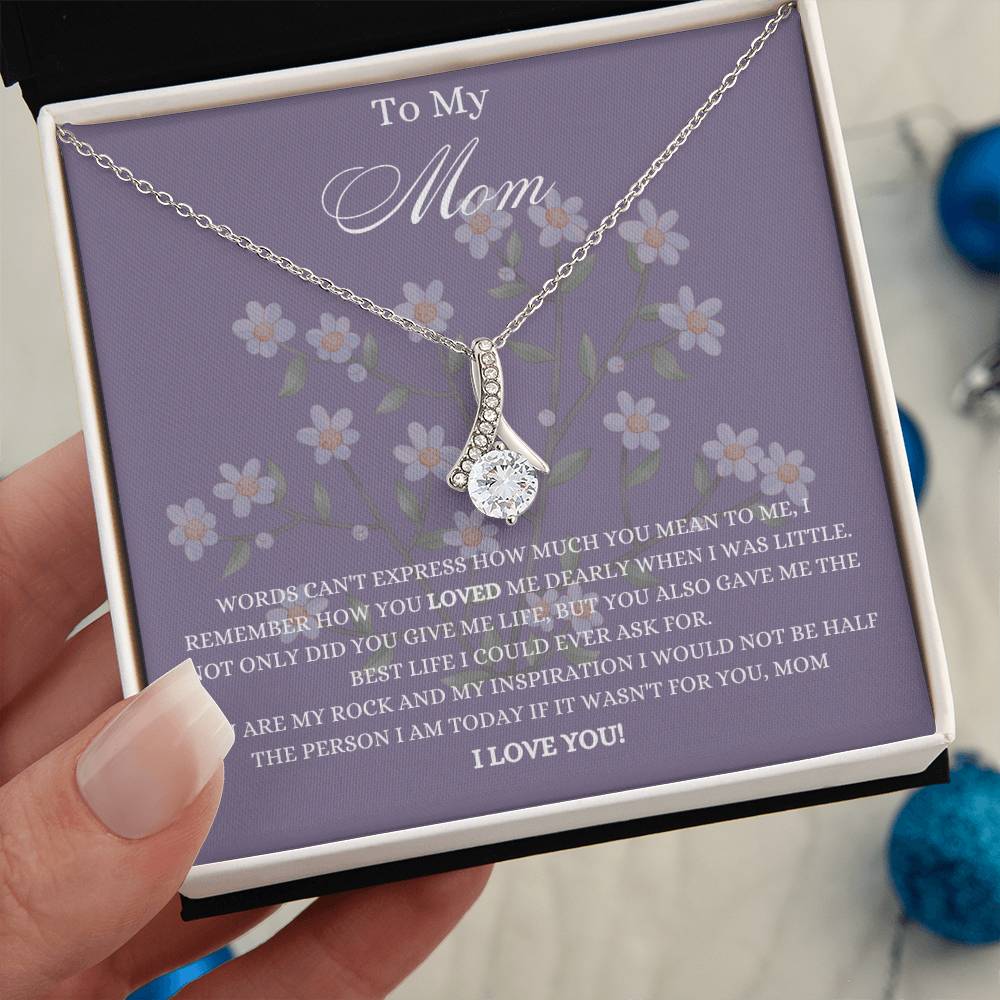 To My Mom | I Love You | Jewelry Necklace
