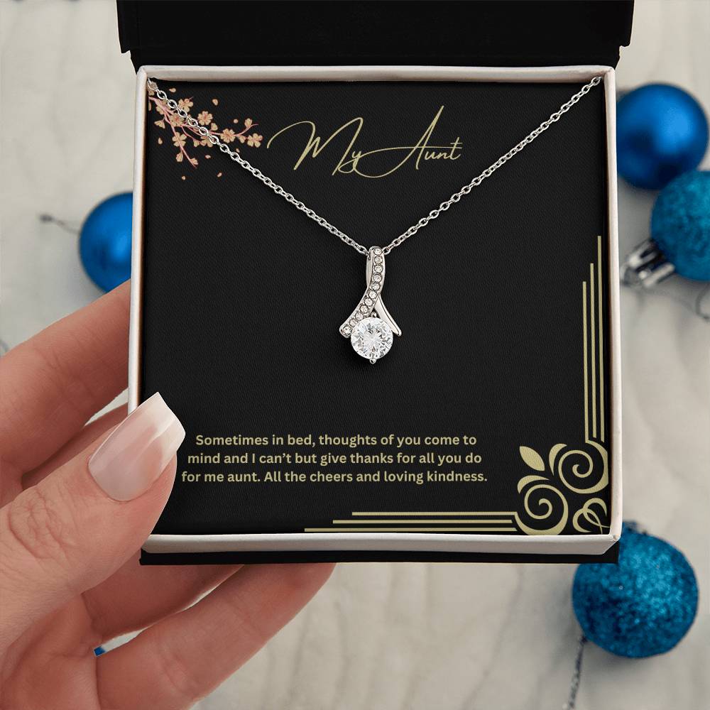 My Aunt | I Can't But Give Thanks For All You Do | Pendant Nnecklace