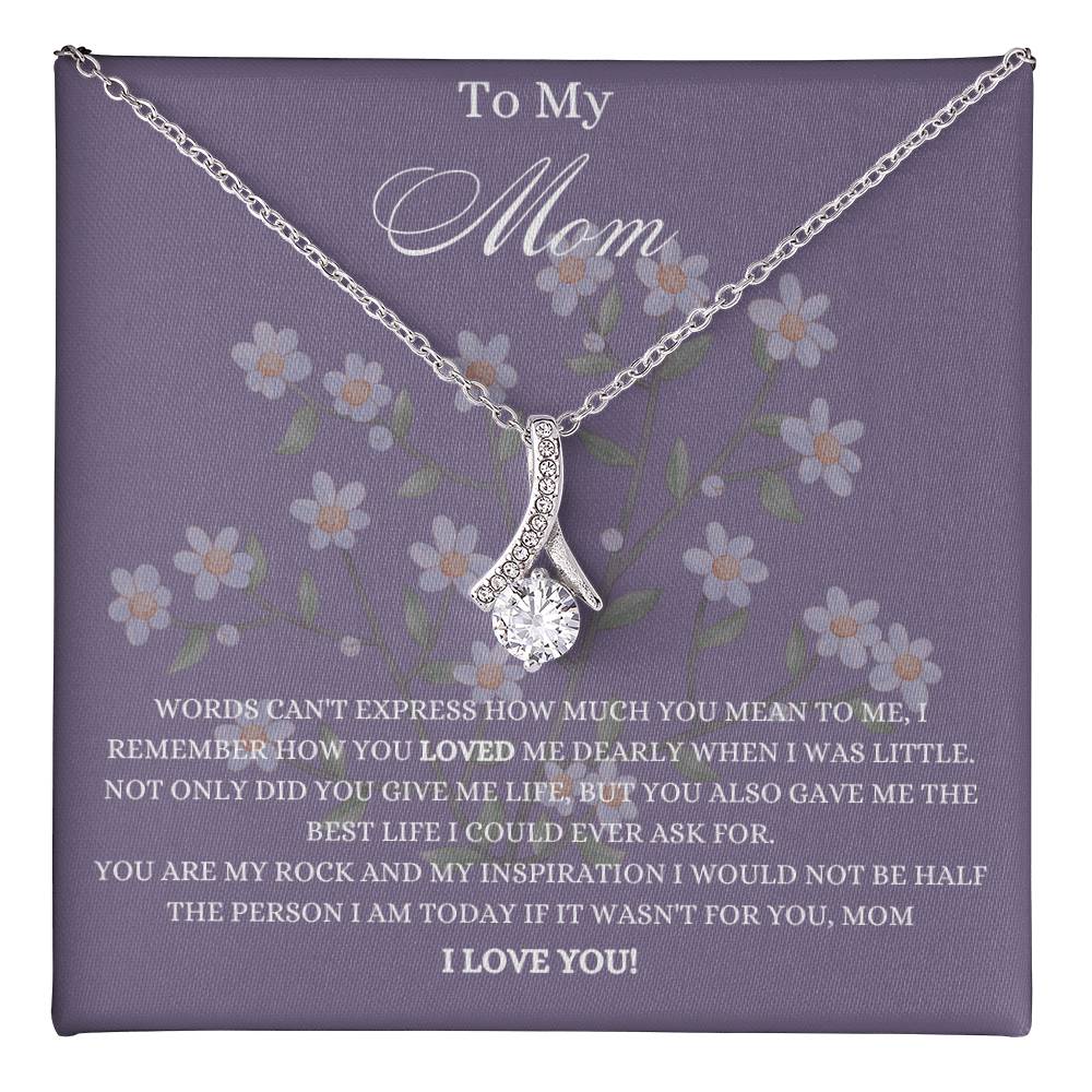 To My Mom | I Love You | Jewelry Necklace