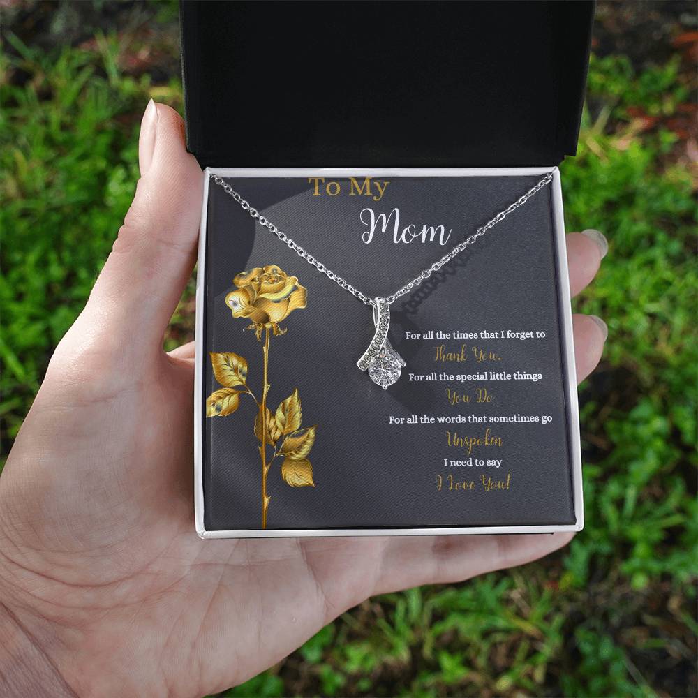To My Mom | I Love You | Jewelry Necklace