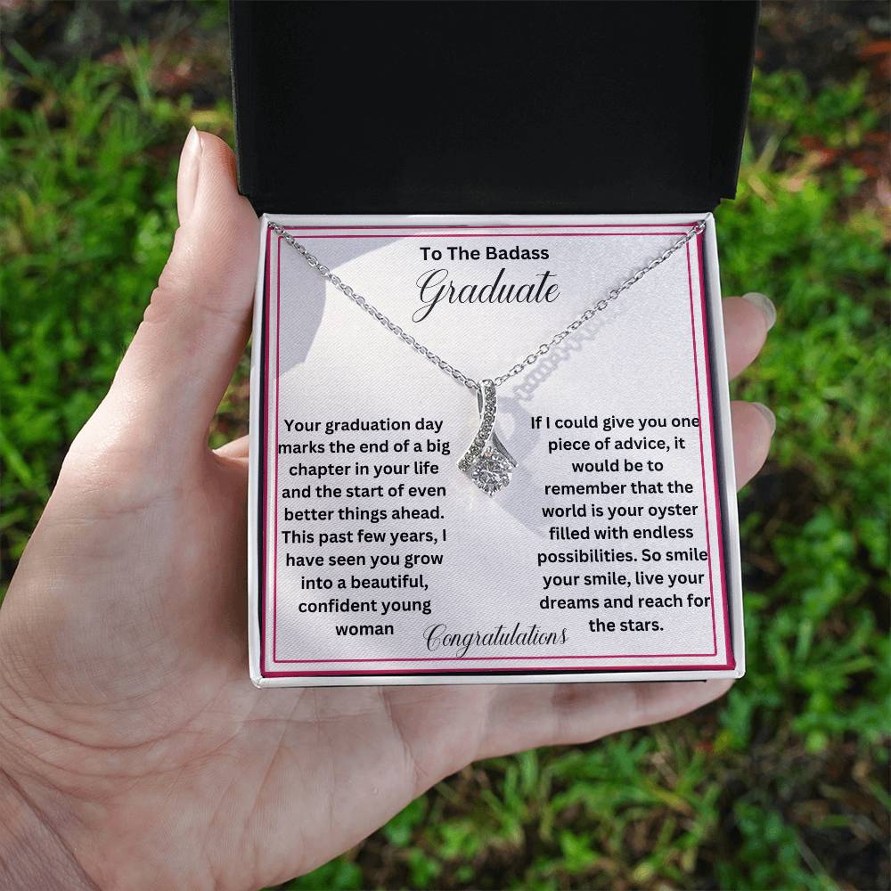 To The Badass Graduate | Jewelry Pendant Necklace