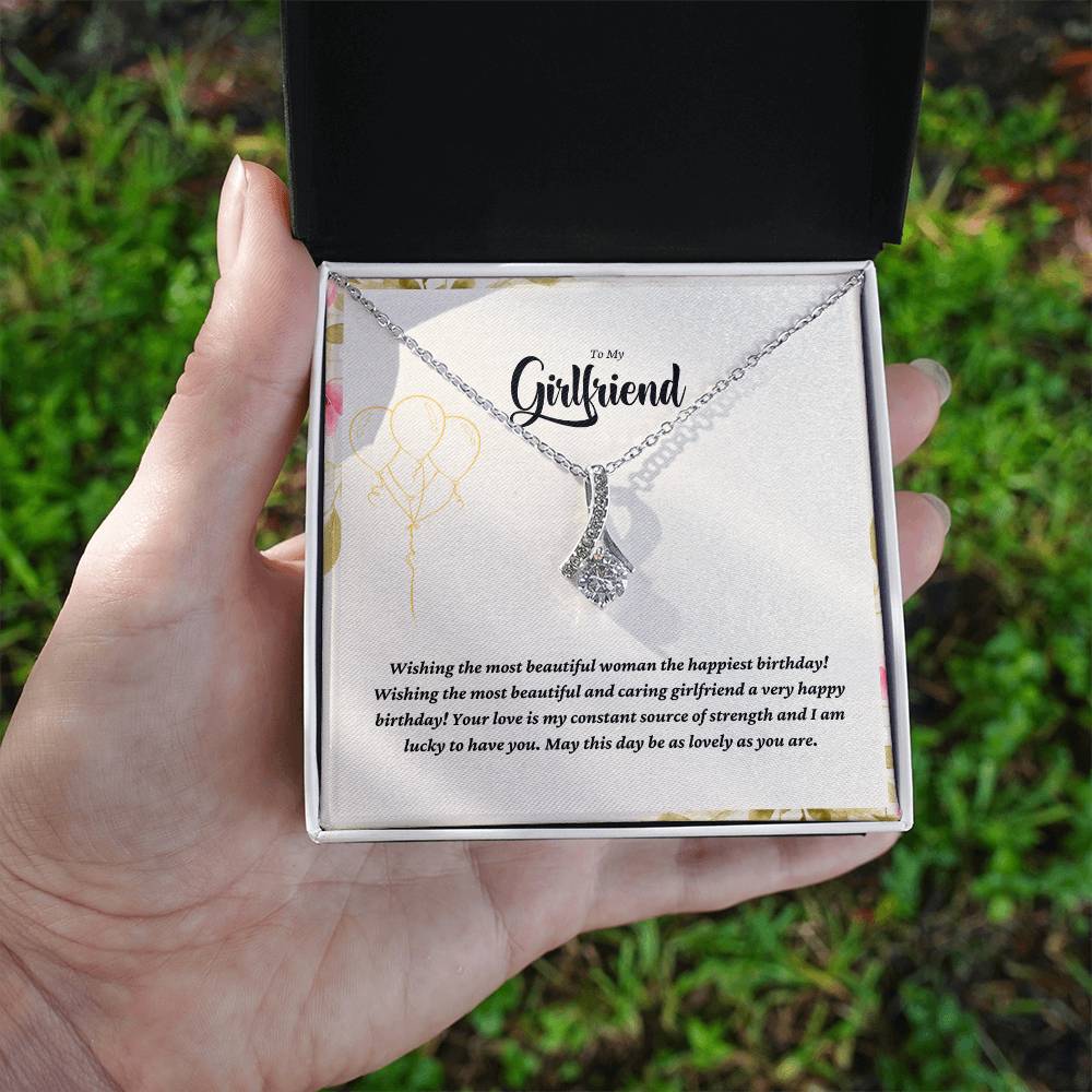 To My Girlfriend | Happy Birthday | Pendant Necklace