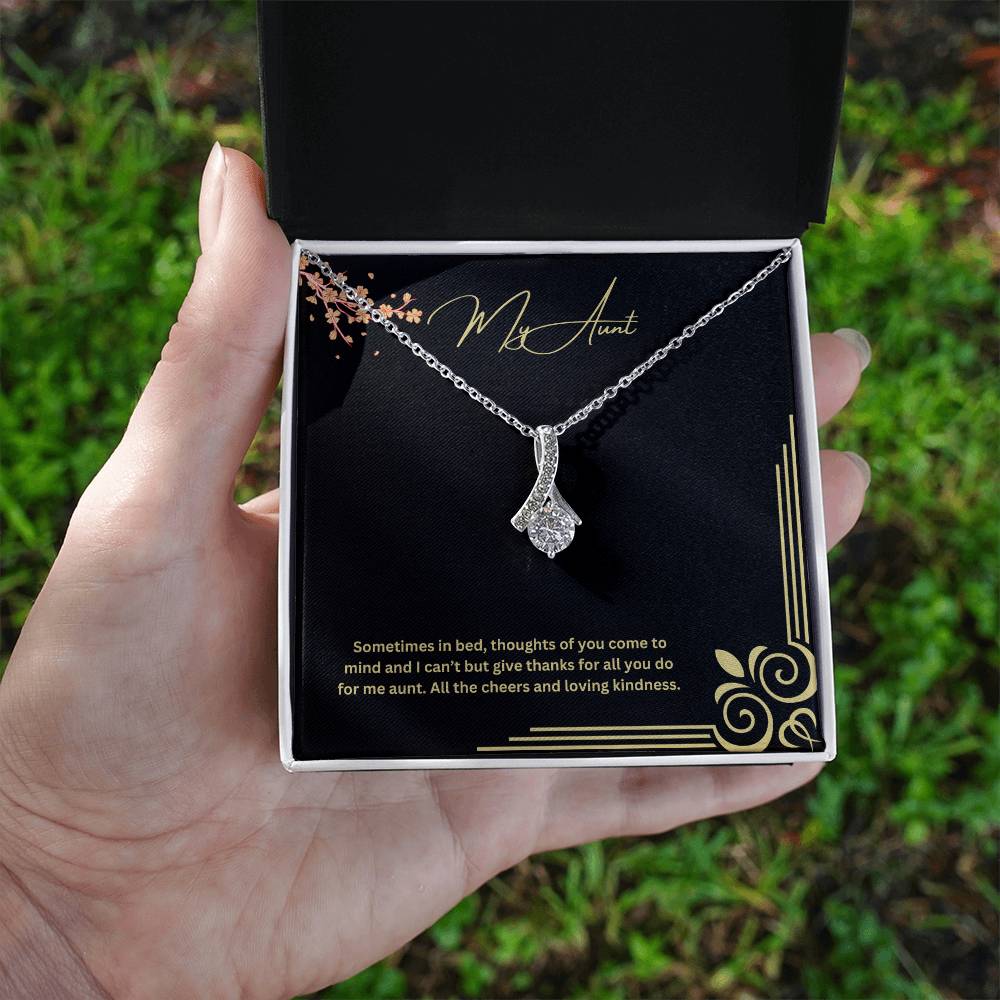 My Aunt | I Can't But Give Thanks For All You Do | Pendant Nnecklace