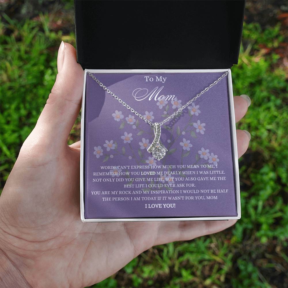 To My Mom | I Love You | Jewelry Necklace