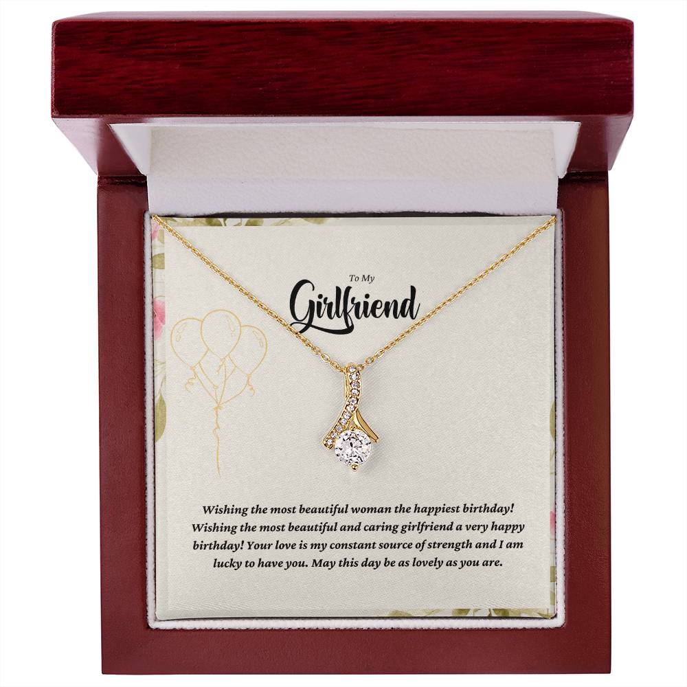 To My Girlfriend | Happy Birthday | Pendant Necklace