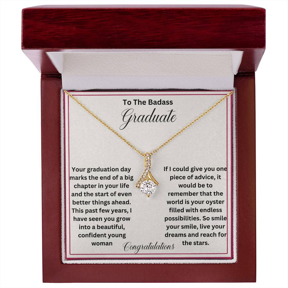To The Badass Graduate | Jewelry Pendant Necklace