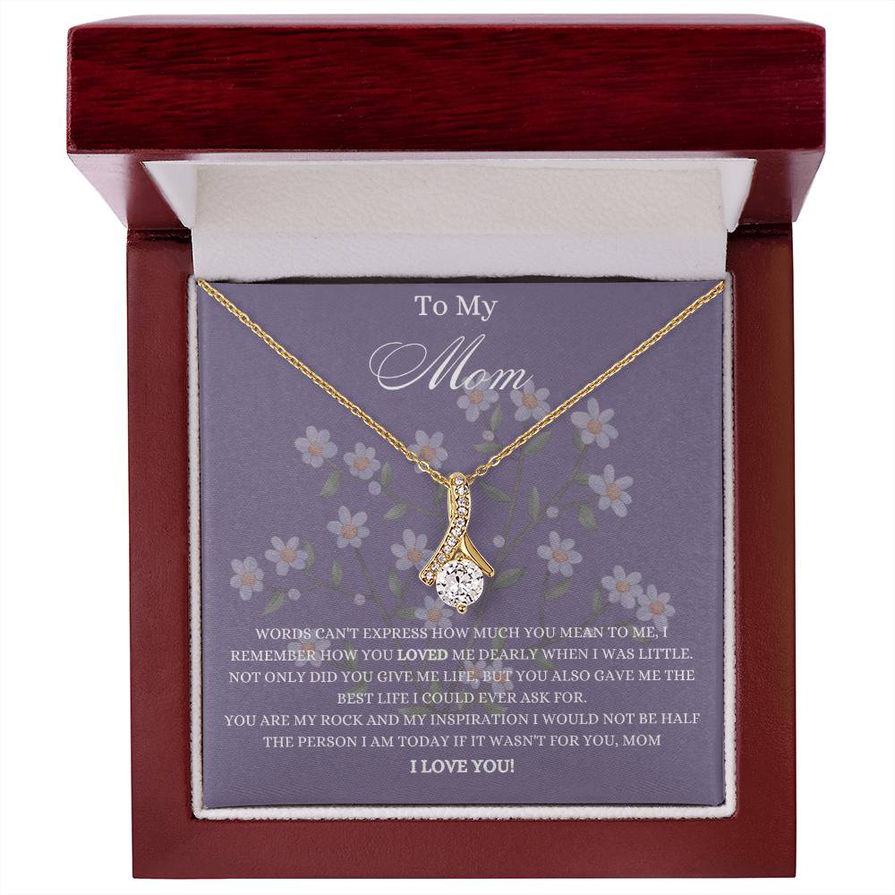 To My Mom | I Love You | Jewelry Necklace
