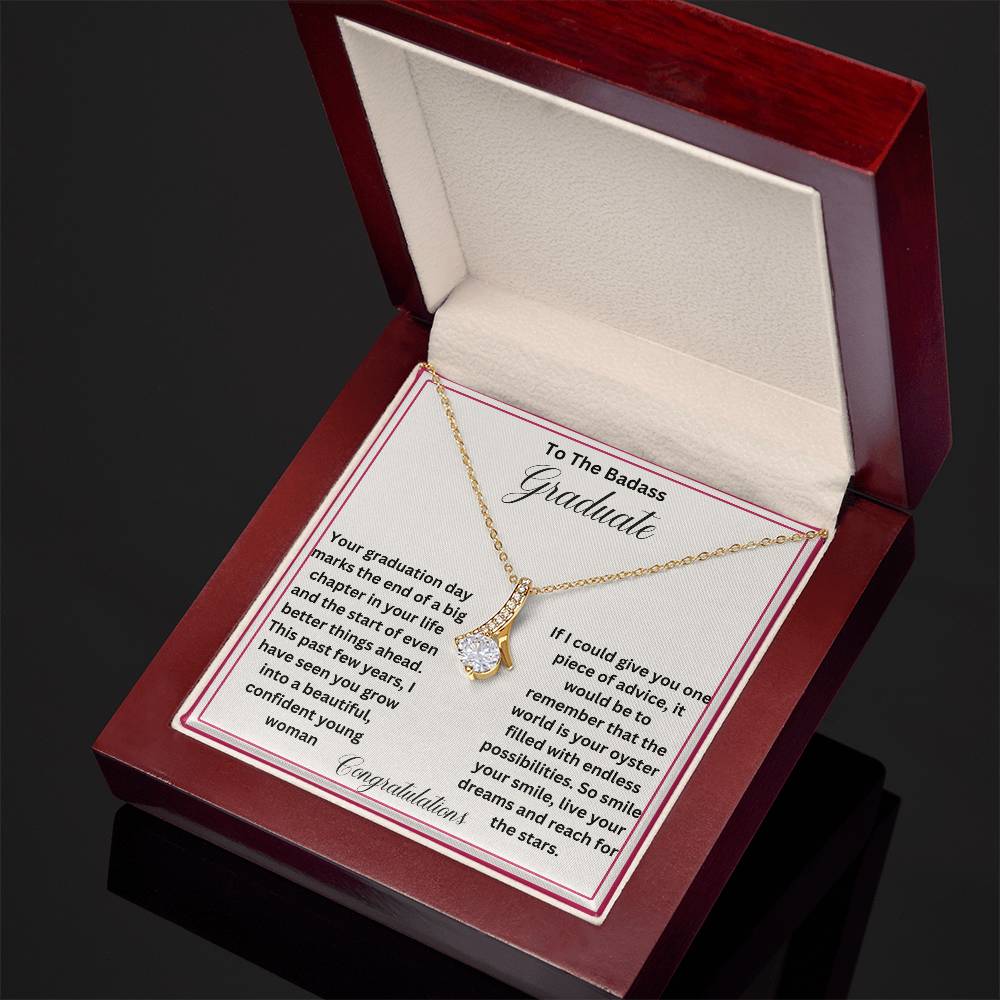 To The Badass Graduate | Jewelry Pendant Necklace