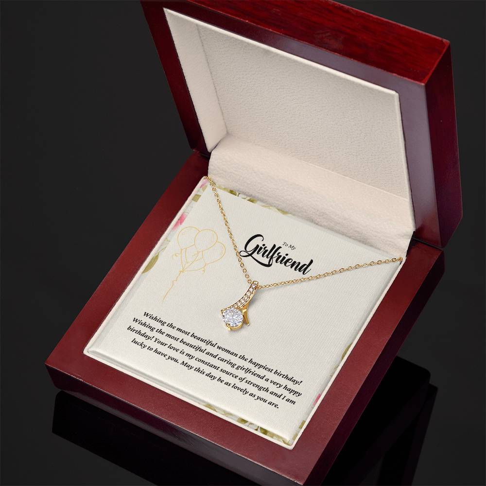 To My Girlfriend | Happy Birthday | Pendant Necklace