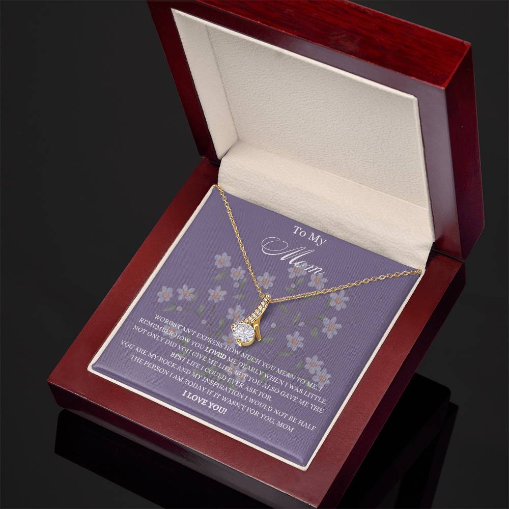 To My Mom | I Love You | Jewelry Necklace
