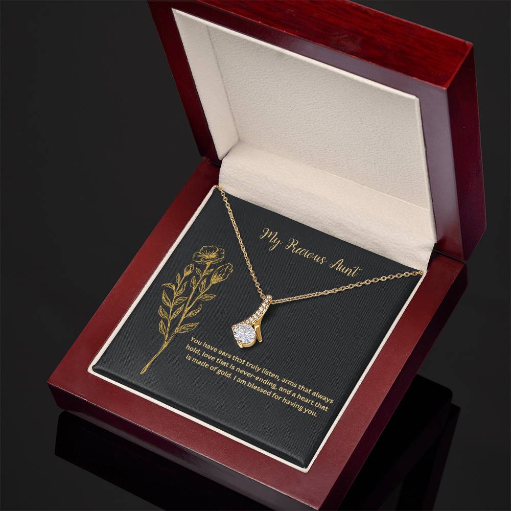 My Precious Aunt | You Have Ears That Truly Listen | Pendant Necklace
