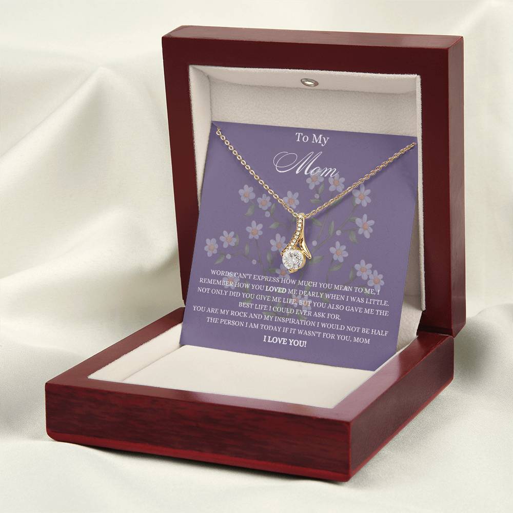 To My Mom | I Love You | Jewelry Necklace