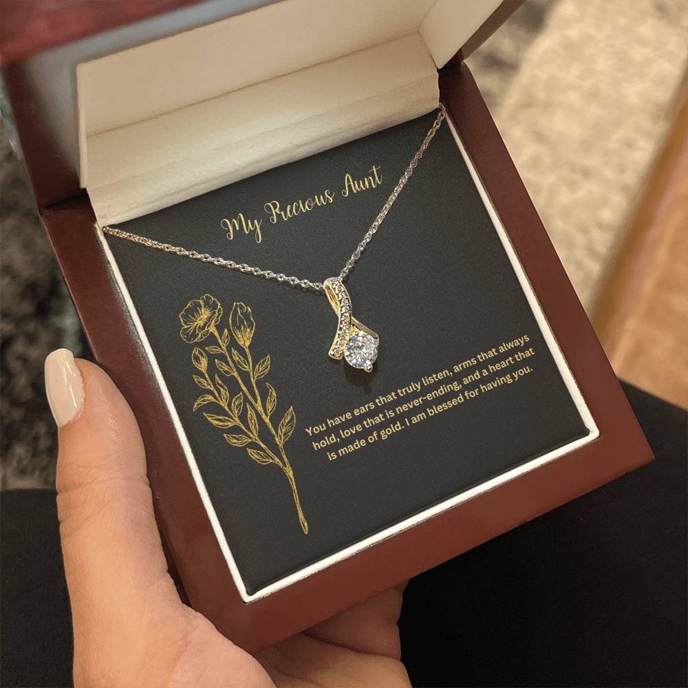 My Precious Aunt | You Have Ears That Truly Listen | Pendant Necklace