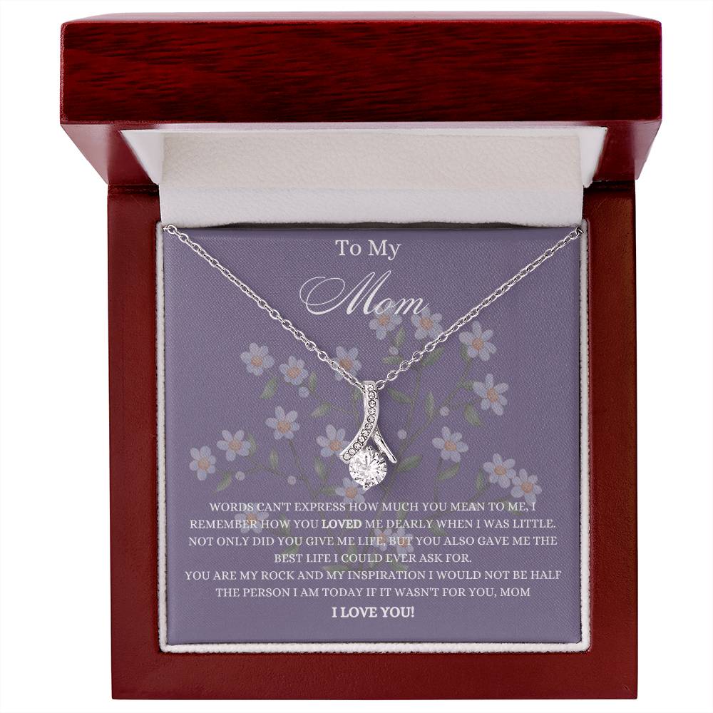 To My Mom | I Love You | Jewelry Necklace