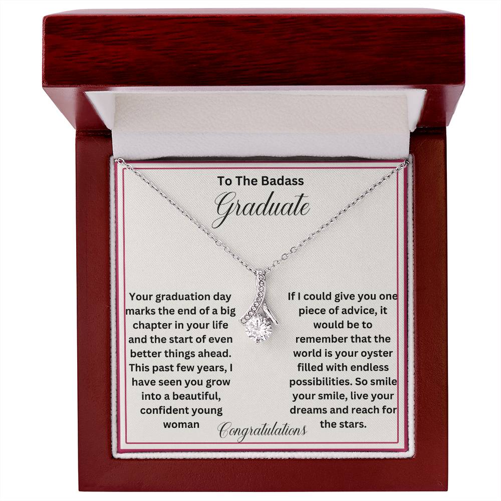 To The Badass Graduate | Jewelry Pendant Necklace