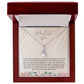 Mother Of The Groom | We Share The Deepest Love | Pendant Yellow Gold Necklace
