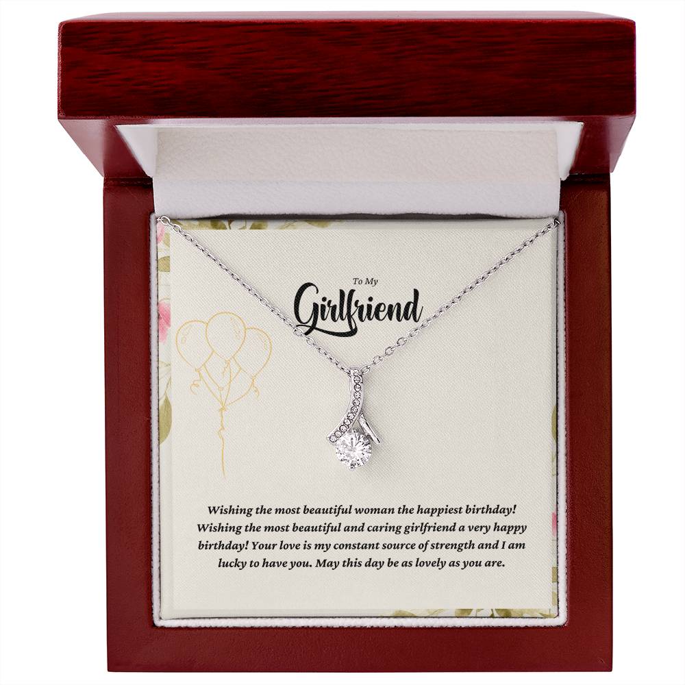 To My Girlfriend | Happy Birthday | Pendant Necklace