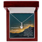 To My Beautiful Daughter | The Lord Will Guide You | Faith Pendant Jewelry Necklace