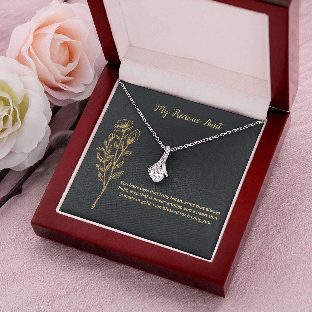 My Precious Aunt | You Have Ears That Truly Listen | Pendant Necklace