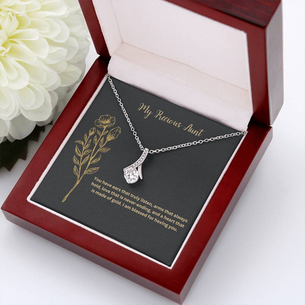 My Precious Aunt | You Have Ears That Truly Listen | Pendant Necklace