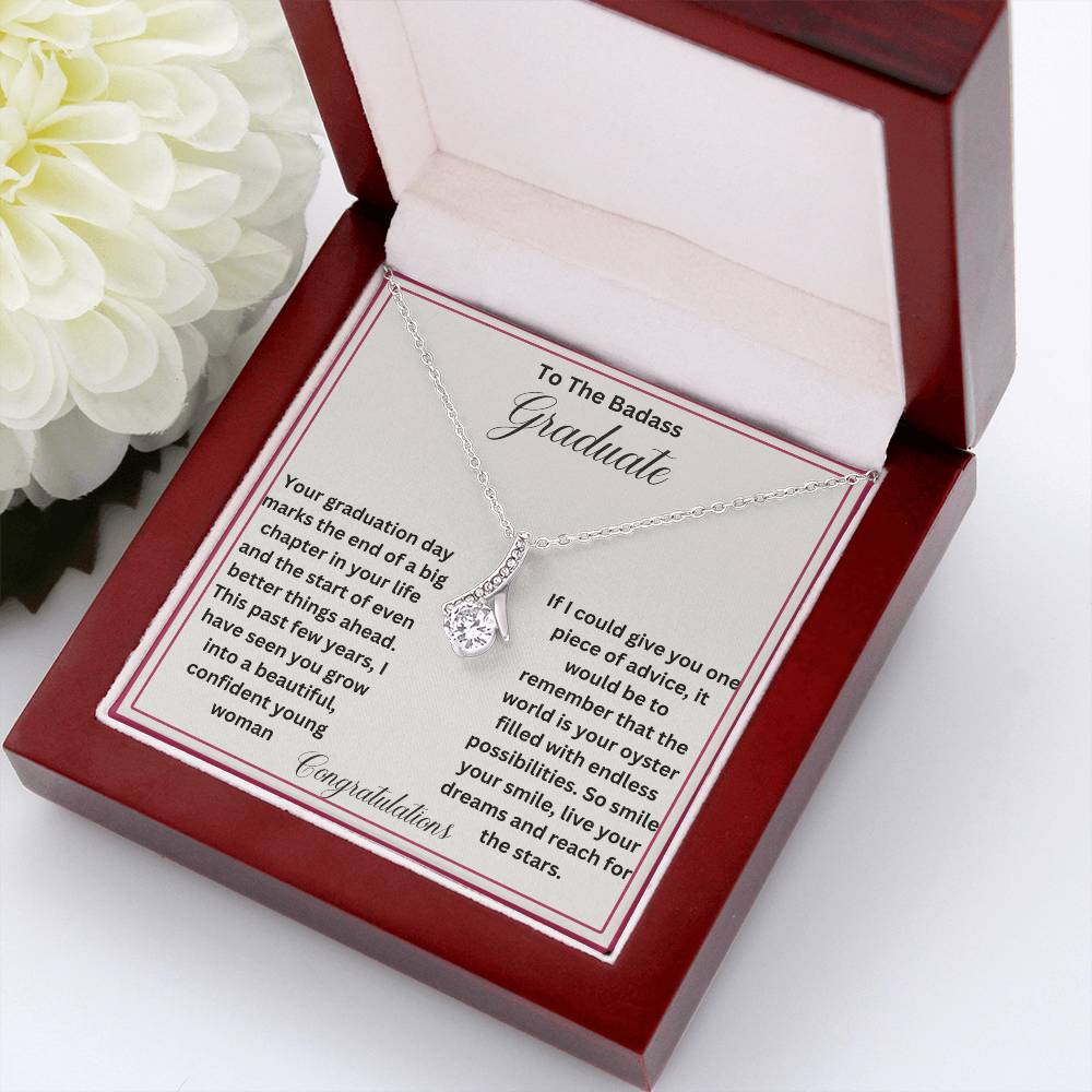 To The Badass Graduate | Jewelry Pendant Necklace