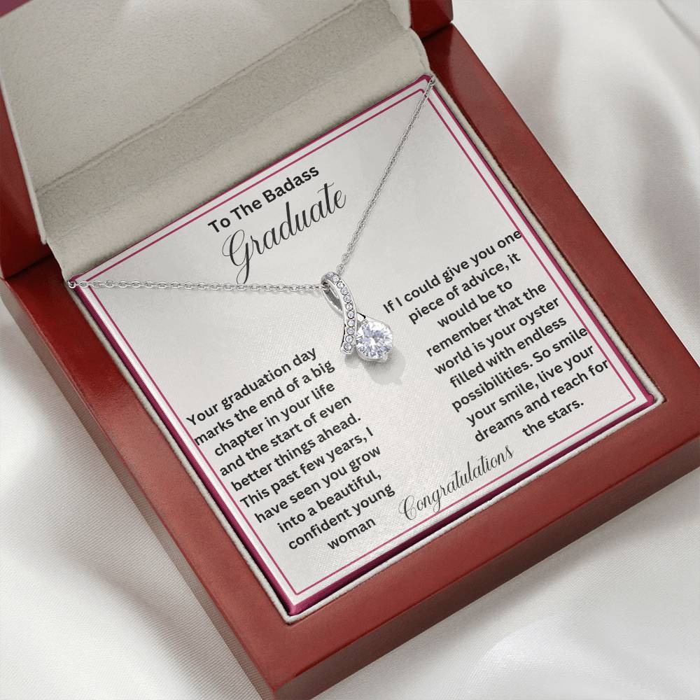 To The Badass Graduate | Jewelry Pendant Necklace