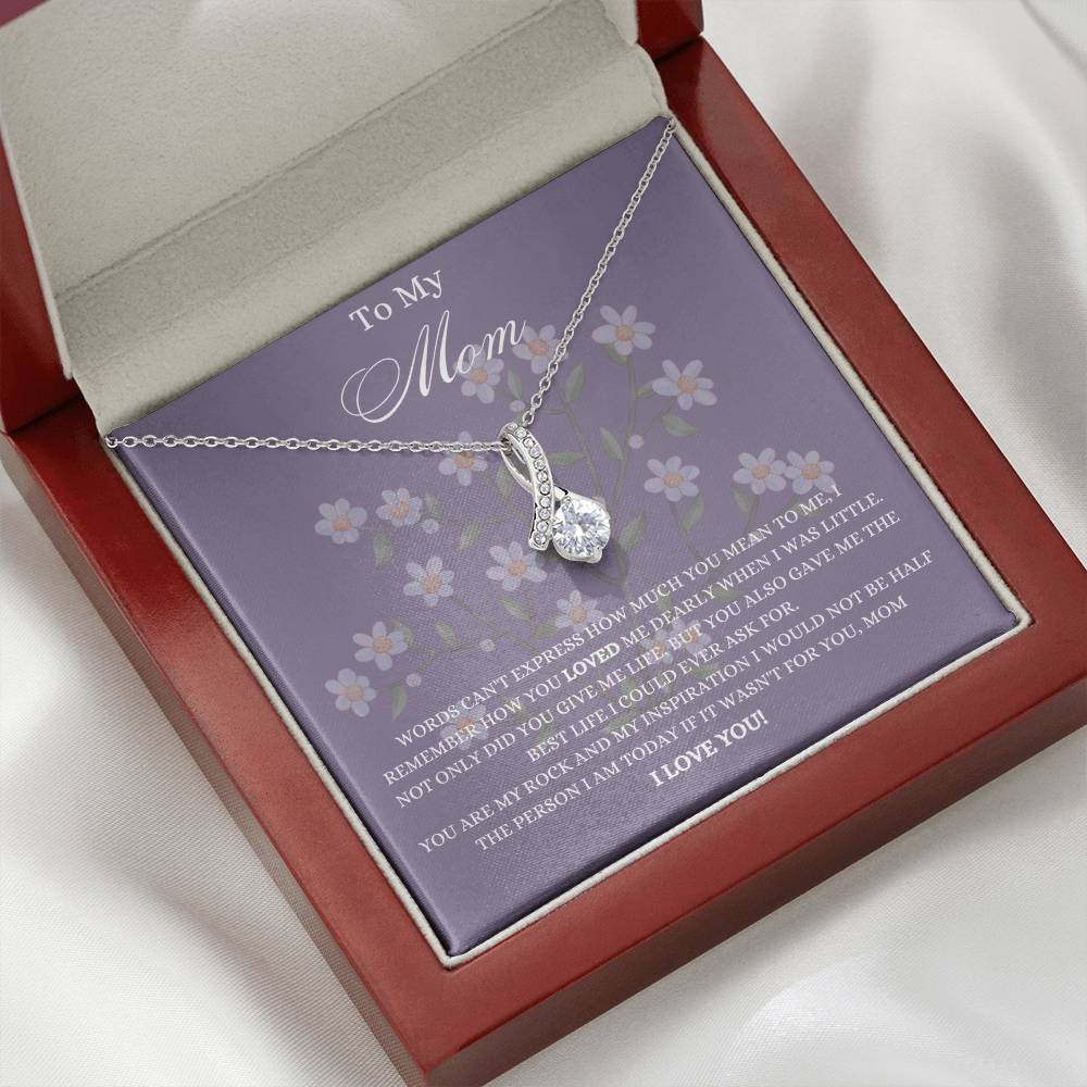 To My Mom | I Love You | Jewelry Necklace