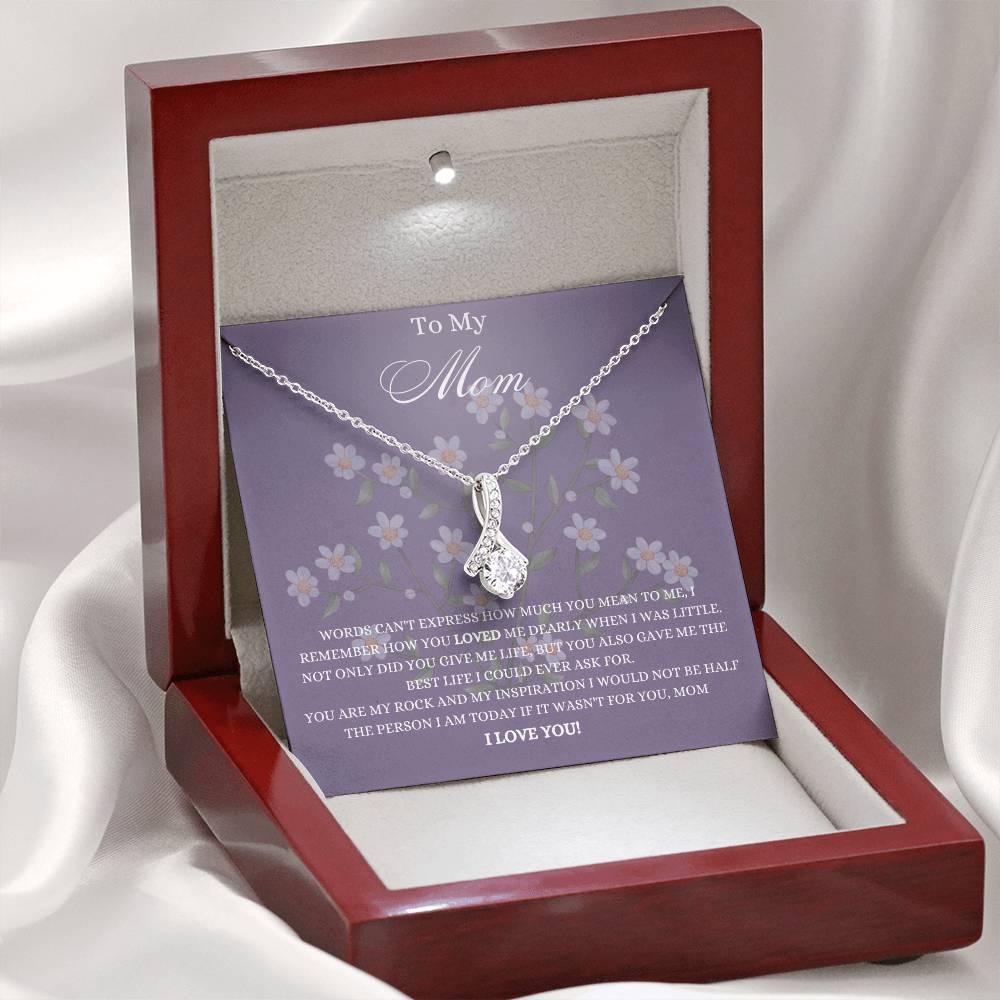 To My Mom | I Love You | Jewelry Necklace