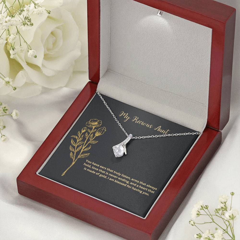My Precious Aunt | You Have Ears That Truly Listen | Pendant Necklace