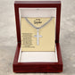 To My Grandpa | Your Presence Is A Blessing | Cross Necklace Gift