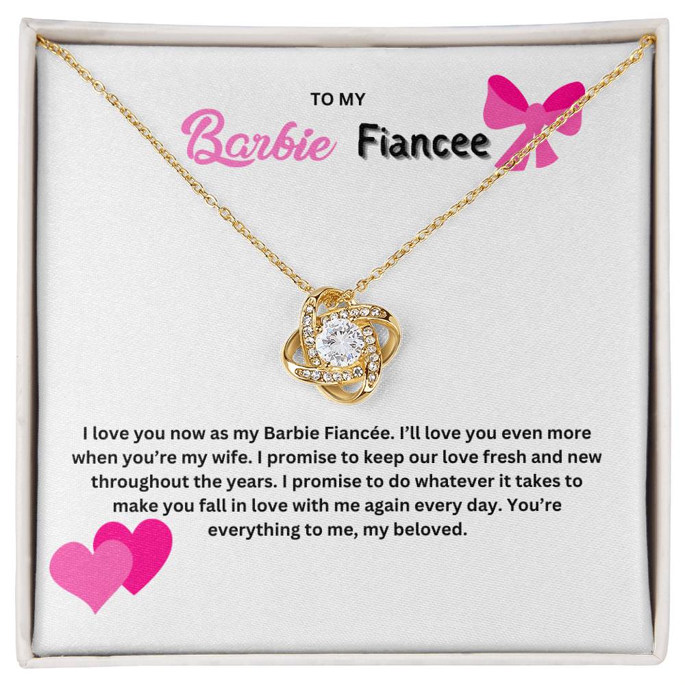 To My Barbie Fiancee | I Promise To Keep Our Love Fresh | Pendant Necklace