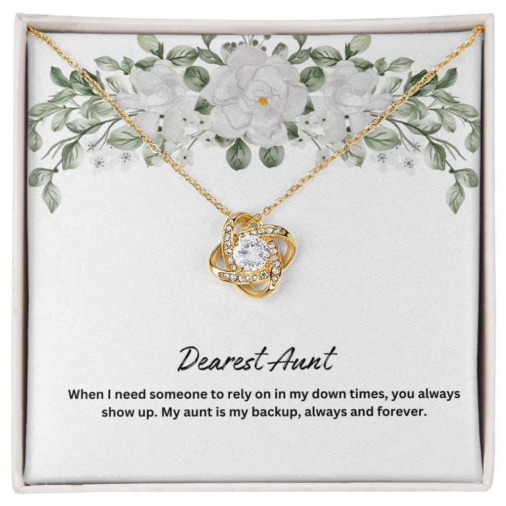 Dearest Aunt | My Aunt Is My Backup | Pendant Necklace