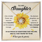 Lovely Flower Strength & Beauty - Gift for Daughter - Love Knot Necklace