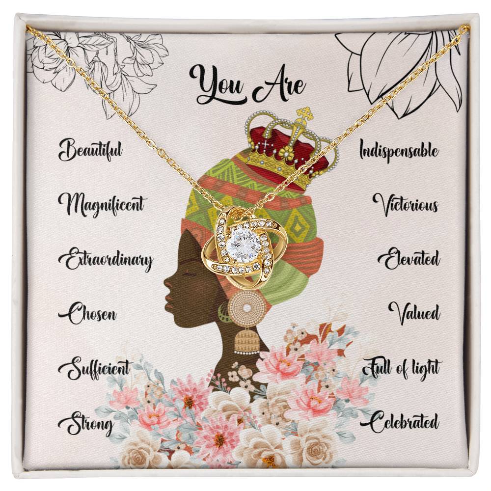 You Are Celebrated | Queen Pendant Necklace