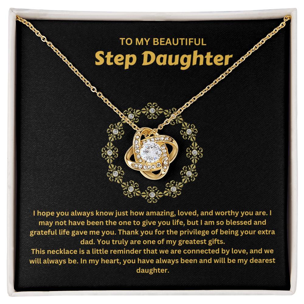 To My Beautiful Step Daughter | You Will Always Be My Daughter | Pendant Necklace