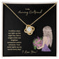 To My Amazing Girlfriend | Your Smile Lights Up My World | Jewelry Necklace
