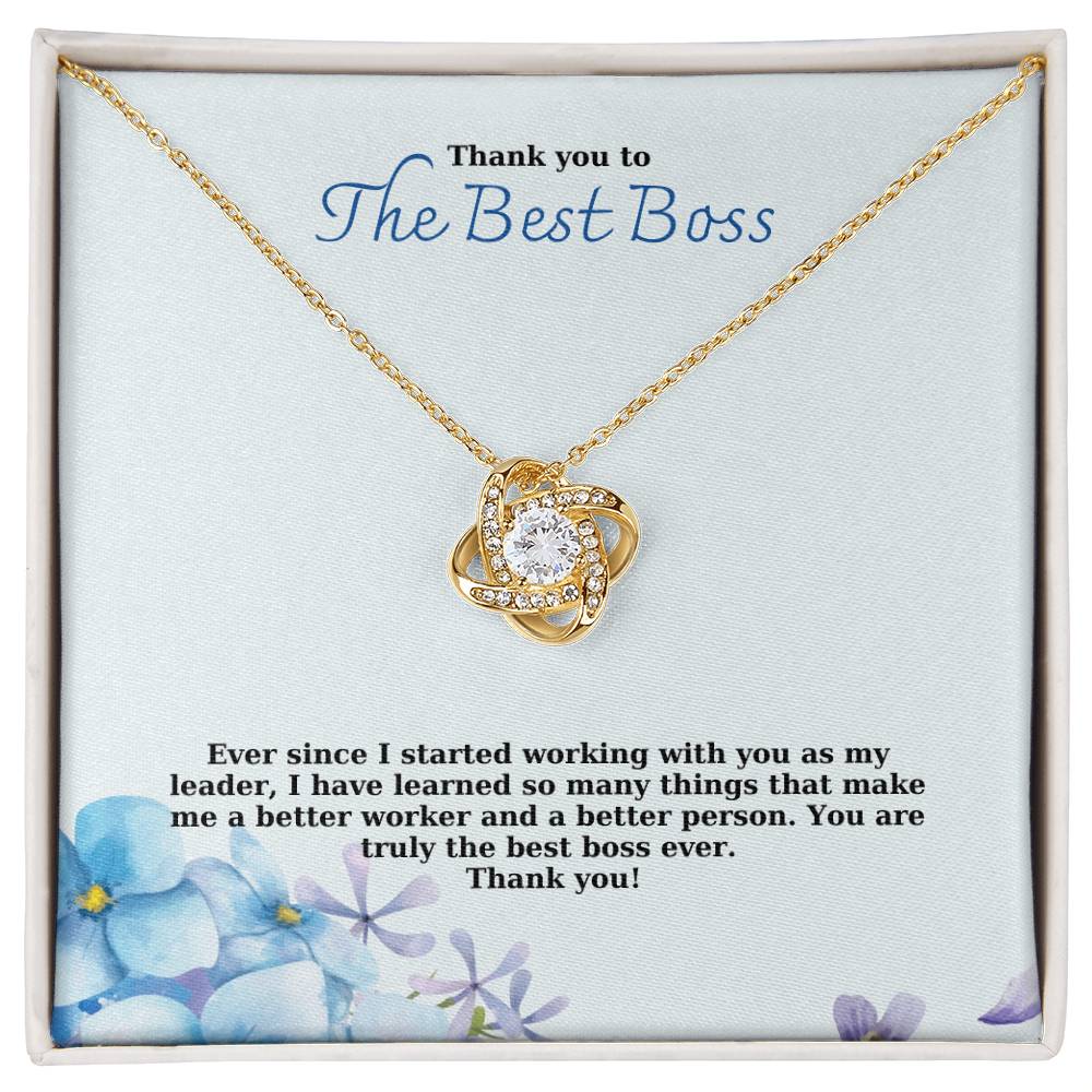 Thank You To The Best Boss | You Are Truly The Best Boss Ever | Professional Pendant Necklace