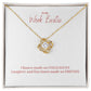 To My Work Bestie | Chance Made Us Colleagues | Professional Necklace Gift