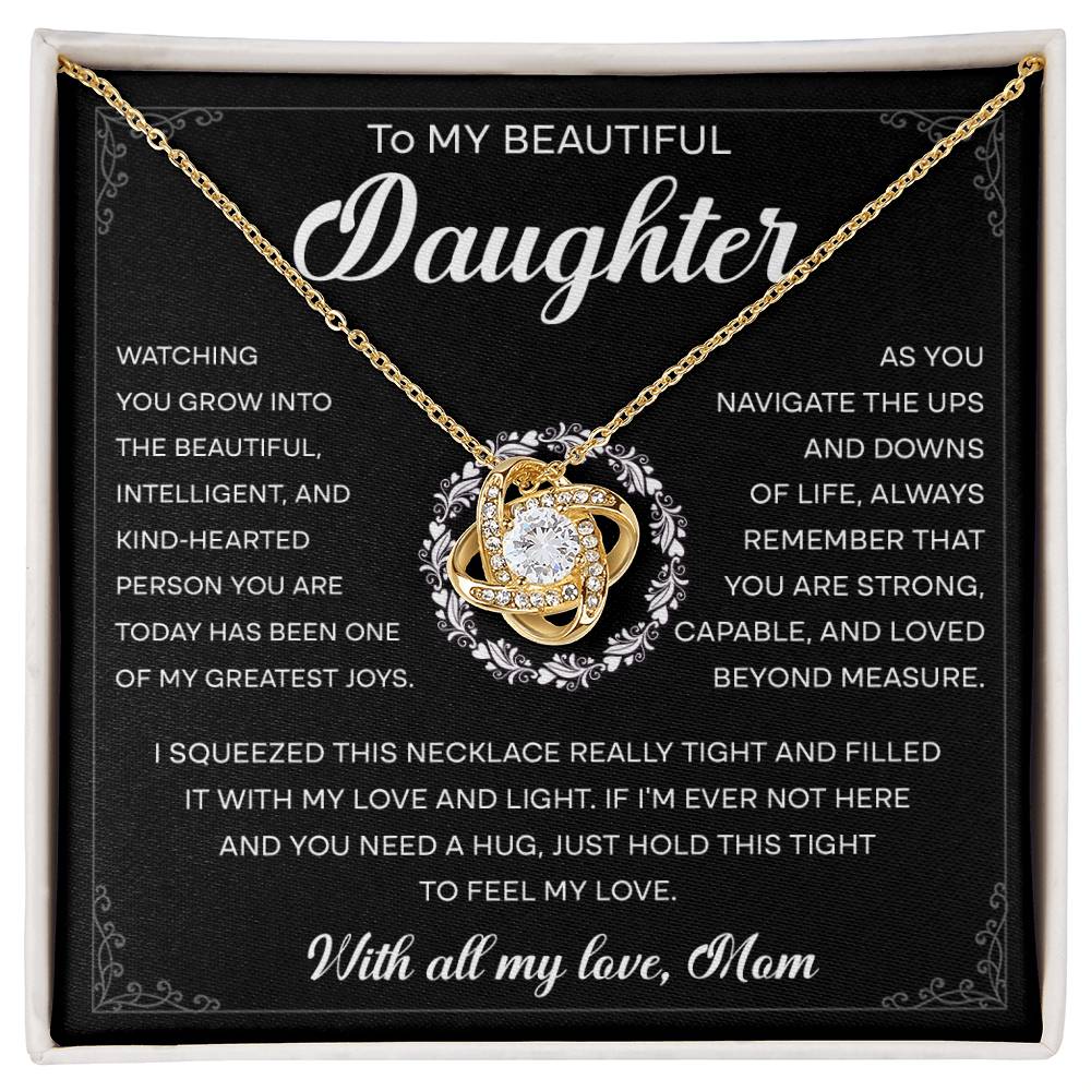 My Greatest Joys - Gift for Daughter - Love Knot Necklace