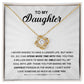 Spend More Time - Gift for Daughter - Love Knot Necklace