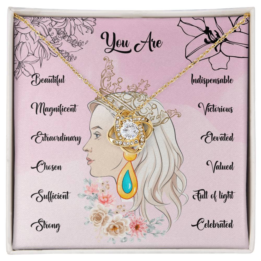 You Are Magnificent | Queen Pendant Necklace