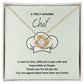 A Truly Amazing Chef | Thank You For All You Do | Pendant Necklace