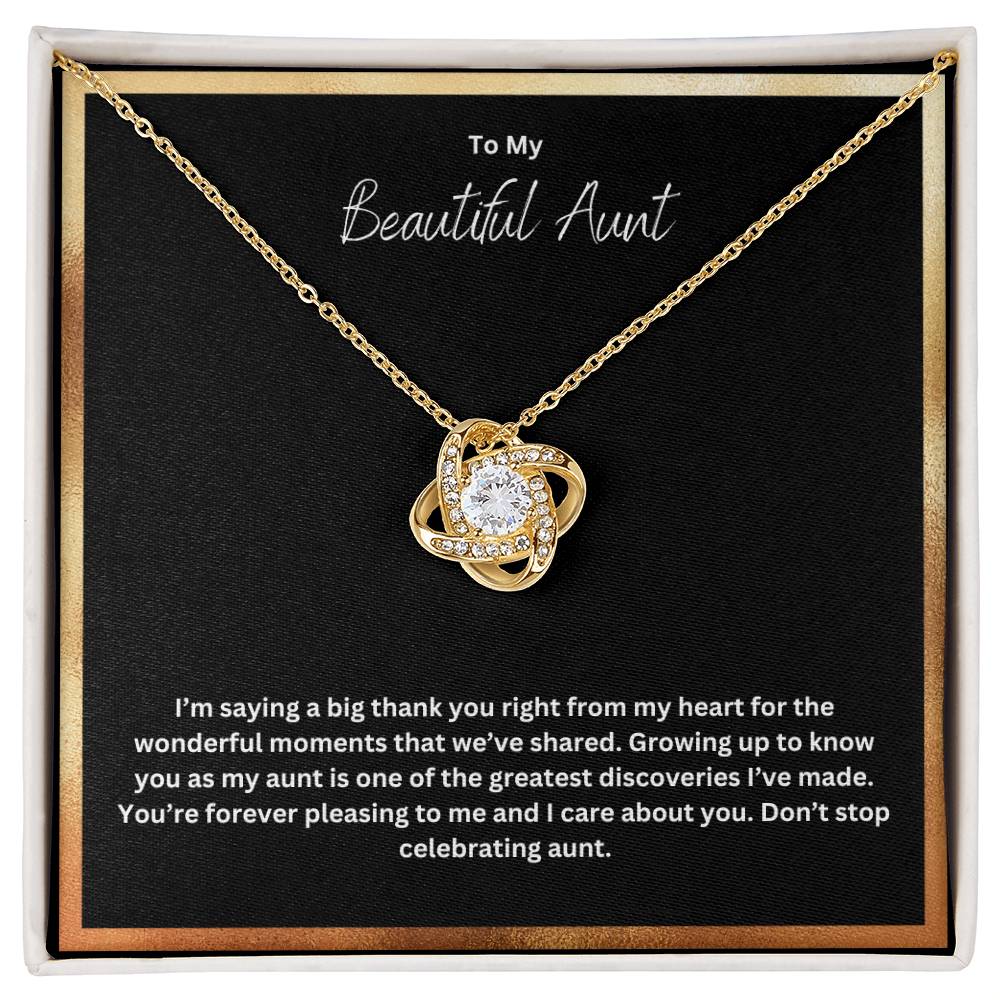 To My Beautiful Aunt | You Are Forever Pleasing To Me | Pendant Necklace